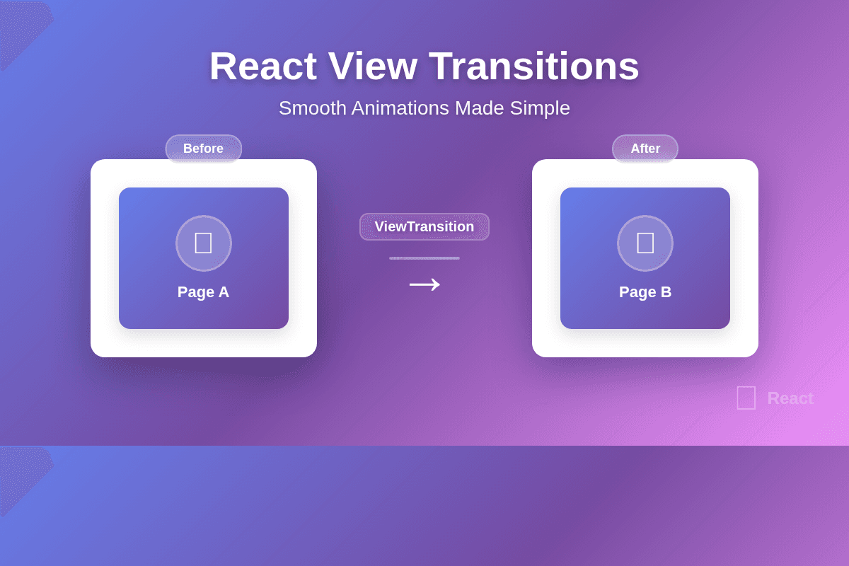 React's New View Transitions: Smooth Animations Made Simple